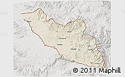 Shaded Relief 3D Map of Nakhichevan, lighten, semi-desaturated