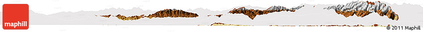 Physical Horizon Map of Nakhichevan, cropped outside