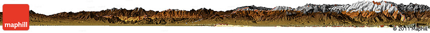 Physical Horizon Map of Nakhichevan, darken