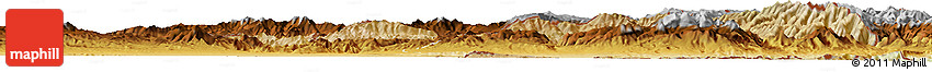 Satellite Horizon Map of Nakhichevan, physical outside