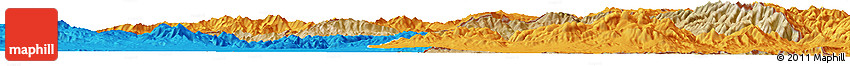 Satellite Horizon Map of Nakhichevan, political outside