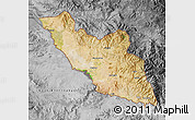 Satellite Map of Nakhichevan, desaturated