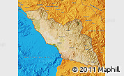 Satellite Map of Nakhichevan, political outside