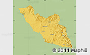 Savanna Style Map of Nakhichevan, single color outside