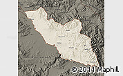 Shaded Relief Map of Nakhichevan, darken