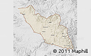 Shaded Relief Map of Nakhichevan, lighten, desaturated