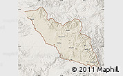 Shaded Relief Map of Nakhichevan, lighten