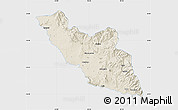 Shaded Relief Map of Nakhichevan, single color outside