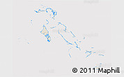 Shaded Relief 3D Map of The Bahamas, cropped outside