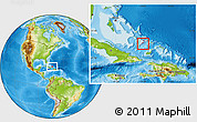 Physical Location Map of Acklins