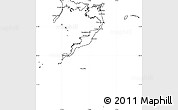 Blank Simple Map of Acklins