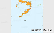 Political Simple Map of Acklins