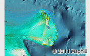 Physical Map of Berry Islands, satellite outside
