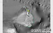 Satellite Map of Berry Islands, desaturated