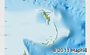 Satellite Map of Berry Islands, physical outside