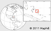 Blank Location Map of Cat Island