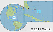 Savanna Style Location Map of Cat Island
