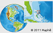 Physical Location Map of Central Abaco