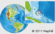 Physical Location Map of Central Eleuthera