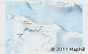 Shaded Relief 3D Map of Crooked Island, lighten