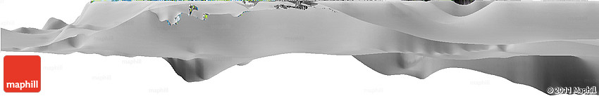 Physical Horizon Map of Crooked Island, desaturated