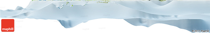 Physical Horizon Map of Crooked Island, lighten
