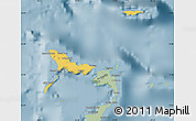 Savanna Style Map of Crooked Island