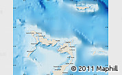 Shaded Relief Map of Crooked Island