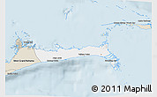 Classic Style 3D Map of East Grand Bahama