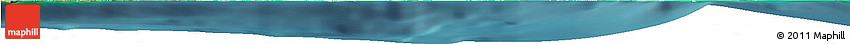 Shaded Relief Horizon Map of East Grand Bahama, satellite outside
