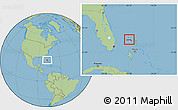 Savanna Style Location Map of East Grand Bahama