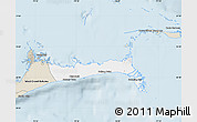 Classic Style Map of East Grand Bahama