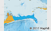 Political Map of East Grand Bahama