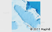 Shaded Relief 3D Map of Exuma, single color outside