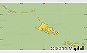 Savanna Style Simple Map of Grand Cay, cropped outside