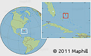 Savanna Style Location Map of Harbour Island, within the entire country