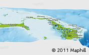 Physical Panoramic Map of Hope Town