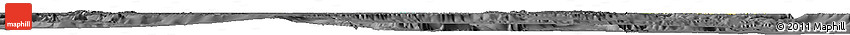Satellite Horizon Map of the Bahamas, desaturated