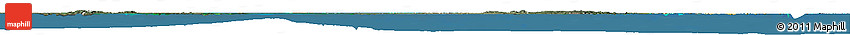 Satellite Horizon Map of the Bahamas, semi-desaturated, land only