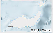 Classic Style 3D Map of Inagua, single color outside