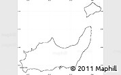 Blank Simple Map of Inagua