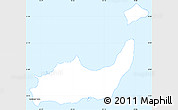 Classic Style Simple Map of Inagua