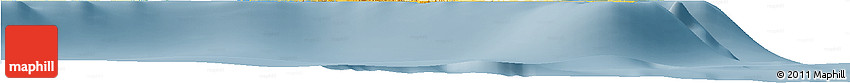 Savanna Style Horizon Map of Long Island, single color outside