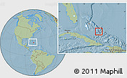 Savanna Style Location Map of Long Island, highlighted country, within the entire country, hill shading