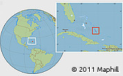 Savanna Style Location Map of Long Island, highlighted country, within the entire country