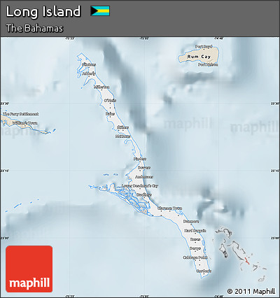 Classic Style Map of Long Island