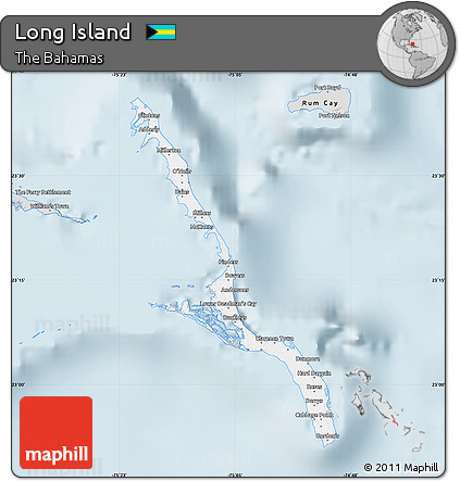 Silver Style Map of Long Island