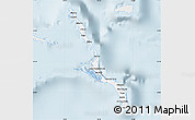 Silver Style Map of Long Island, single color outside