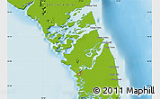 Physical Map of Mangrove Cay