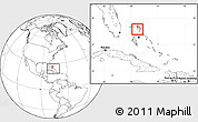 Blank Location Map of Moore's Island, highlighted country, within the entire country